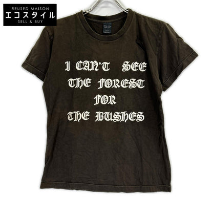 NUMBER (N)INE ナンバーナイン 04AW ブラウン GIVE期 ANTI-WAR ダメージTシャツ トップス