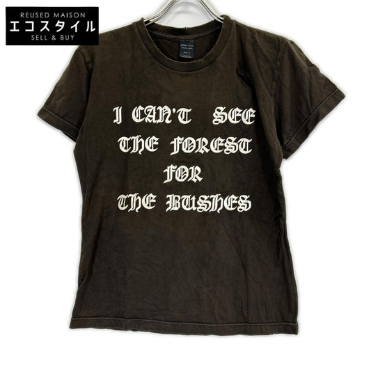 NUMBER (N)INE ナンバーナイン 04AW ブラウン GIVE期 ANTI-WAR ダメージTシャツ トップス
