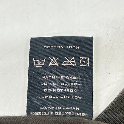 NUMBER (N)INE ナンバーナイン 04AW ブラウン GIVE期 ANTI-WAR ダメージTシャツ トップス
