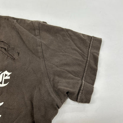 NUMBER (N)INE ナンバーナイン 04AW ブラウン GIVE期 ANTI-WAR ダメージTシャツ トップス