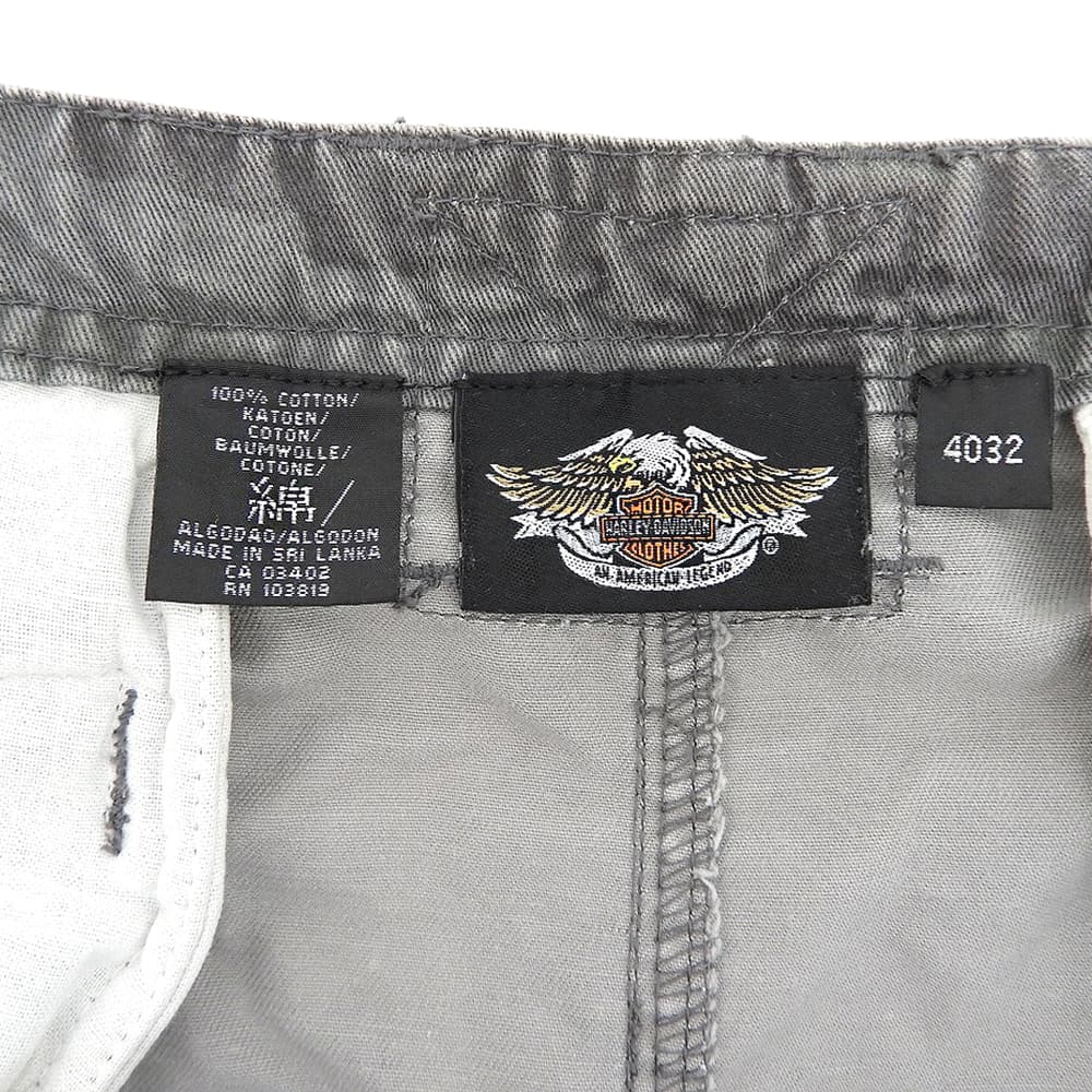 HARLEY DAVIDSON ハーレーダビッドソン カモフラ 6ポケットカーゴパンツ ボトムス メンズ グレー 4032 ボトムス