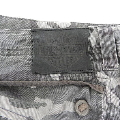 HARLEY DAVIDSON ハーレーダビッドソン カモフラ 6ポケットカーゴパンツ ボトムス メンズ グレー 4032 ボトムス