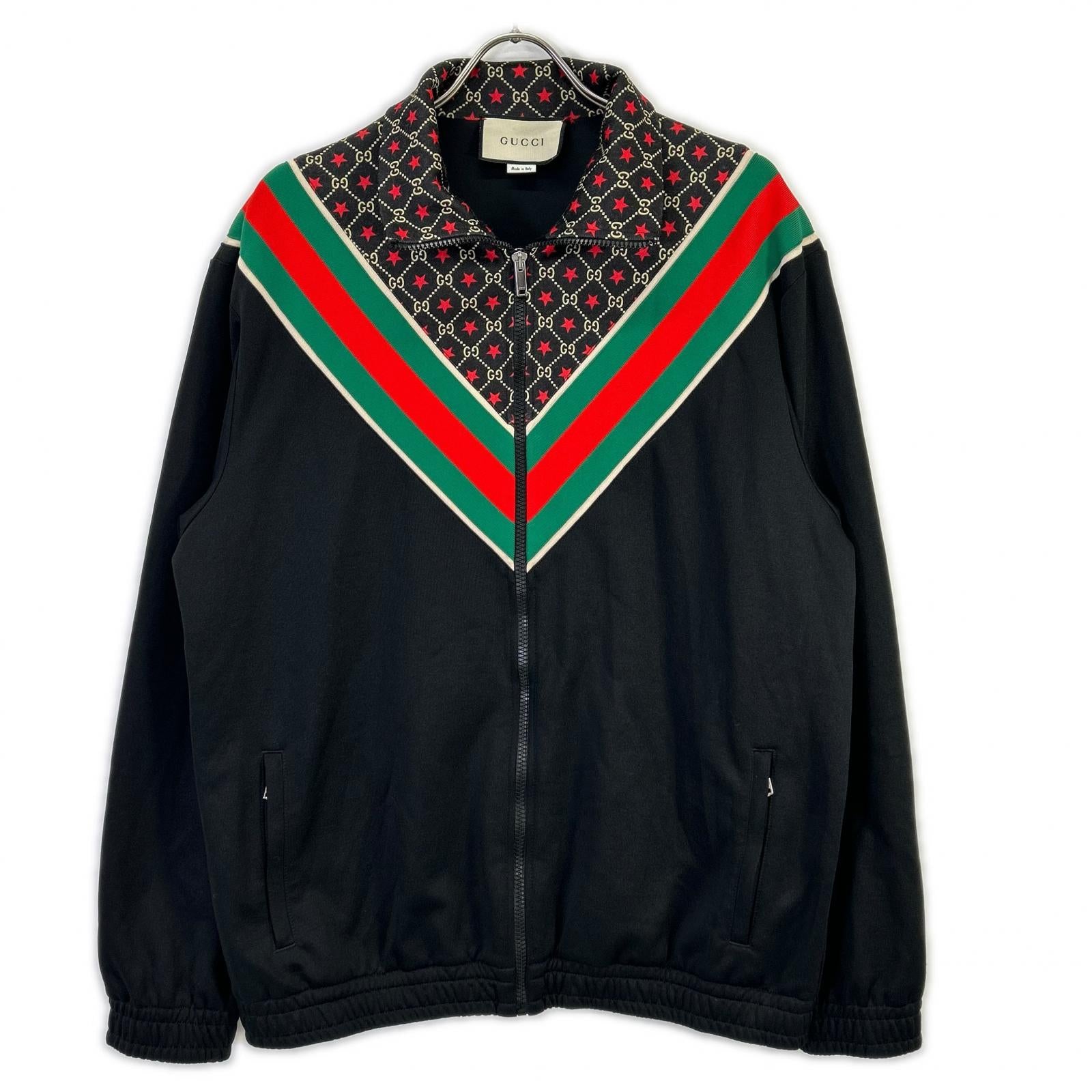 GUCCI グッチ 575734 ブラック GGスター ポリエステル トラックジャケット トップス