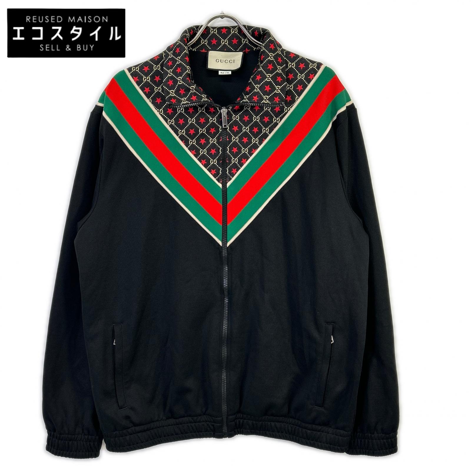 GUCCI グッチ 575734 ブラック GGスター ポリエステル トラックジャケット トップス