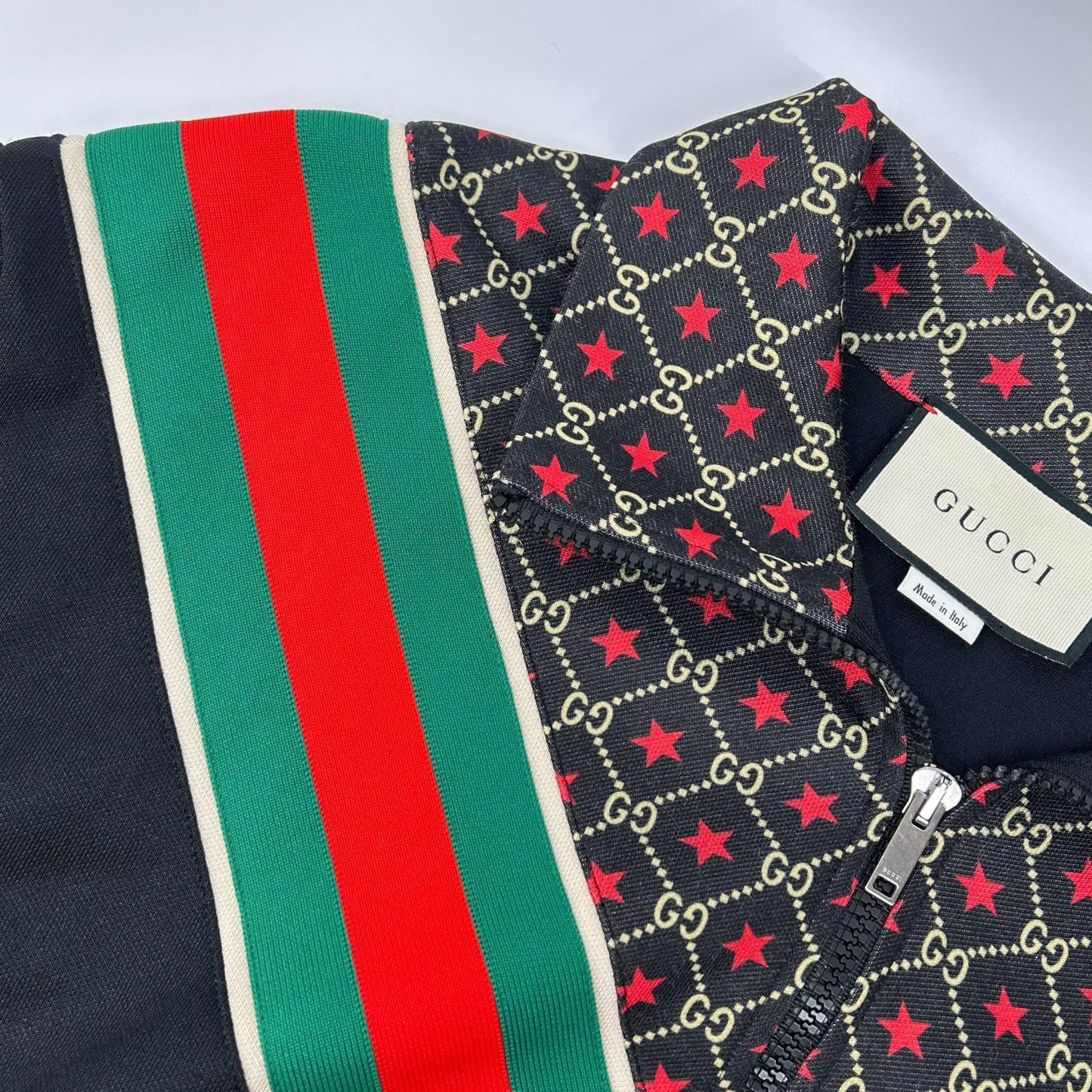 GUCCI グッチ 575734 ブラック GGスター ポリエステル トラックジャケット トップス