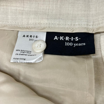 AKRIS アクリス 100周年コレクション バージンウール スラックス ボトムス