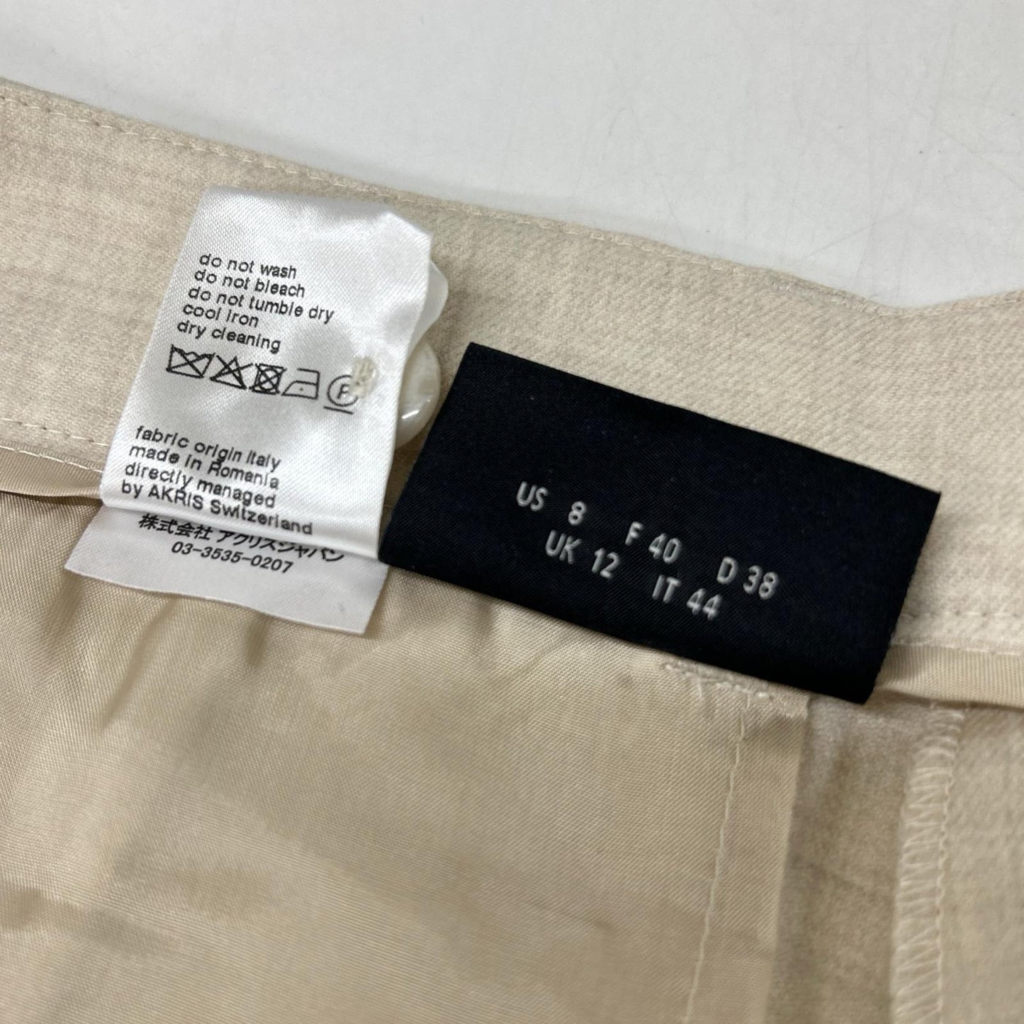 AKRIS アクリス 100周年コレクション バージンウール スラックス ボトムス
