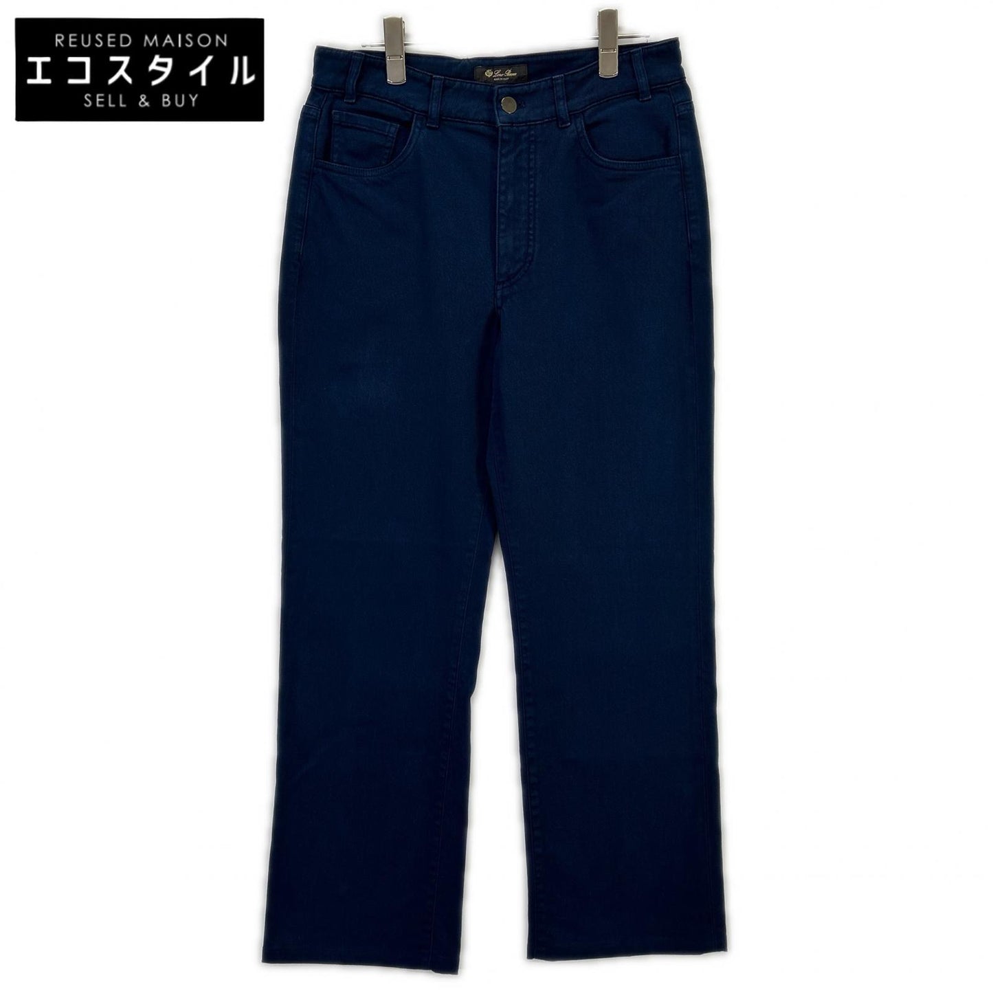 Loro Piana ロロピアーナ FAM3466 ネイビー コットンパンツ ボトムス