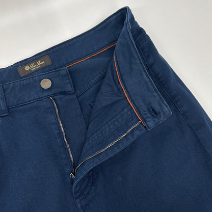 Loro Piana ロロピアーナ FAM3466 ネイビー コットンパンツ ボトムス