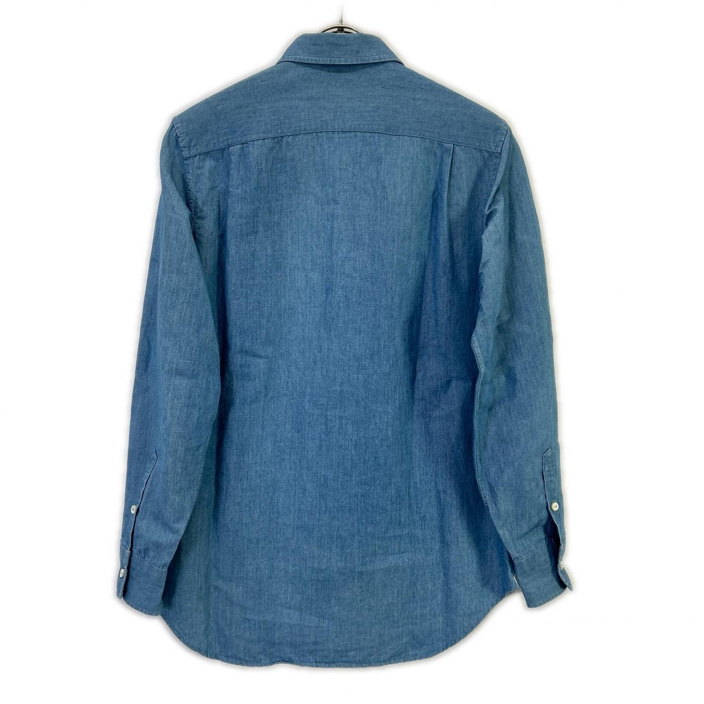 Loro Piana ロロピアーナ FAM2000 ライトブルー コットンリネン シャツ トップス