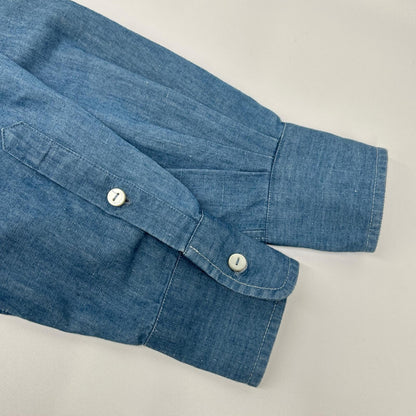 Loro Piana ロロピアーナ FAM2000 ライトブルー コットンリネン シャツ トップス