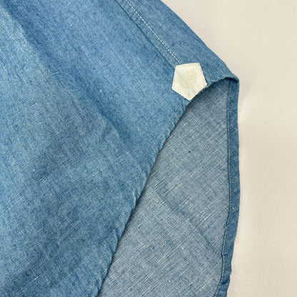 Loro Piana ロロピアーナ FAM2000 ライトブルー コットンリネン シャツ トップス