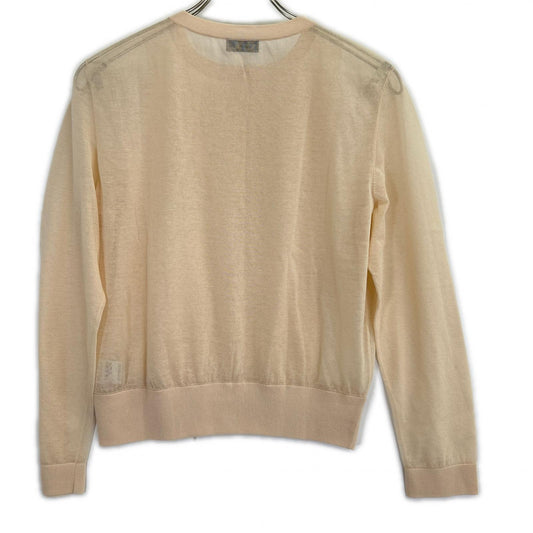 Akris アクリス 544400 ライトピンク コットン×ナイロン カーディガン トップス