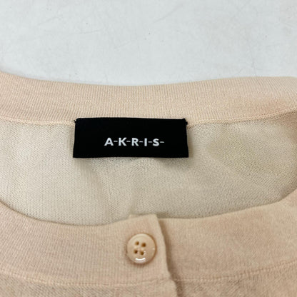 AKRIS アクリス 544400 ライトピンク コットン×ナイロン カーディガン トップス