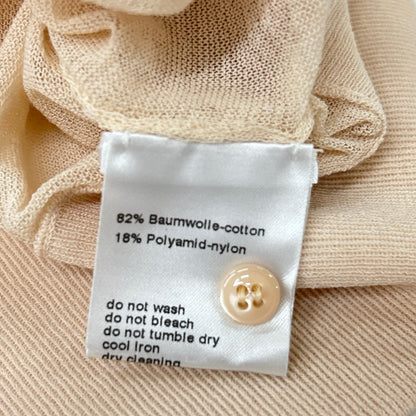 AKRIS アクリス 544400 ライトピンク コットン×ナイロン カーディガン トップス