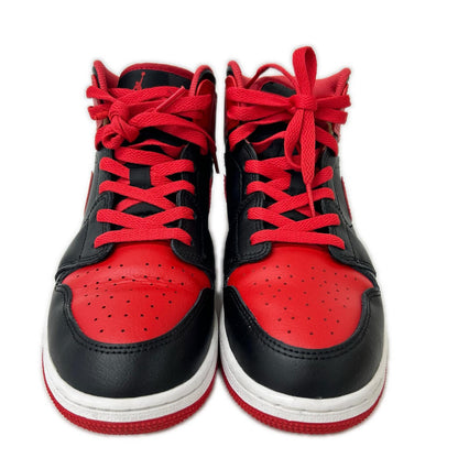 NIKE ナイキ 【新品同様】DQ8423-060 AIR JORDAN 1 MID GS Bred Toe ハイカットスニーカー シューズ