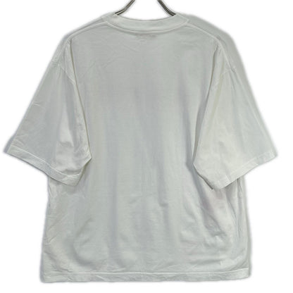 MARNI マルニ HUMU0223GP ホワイト チェックロゴ 半袖Tシャツ トップス