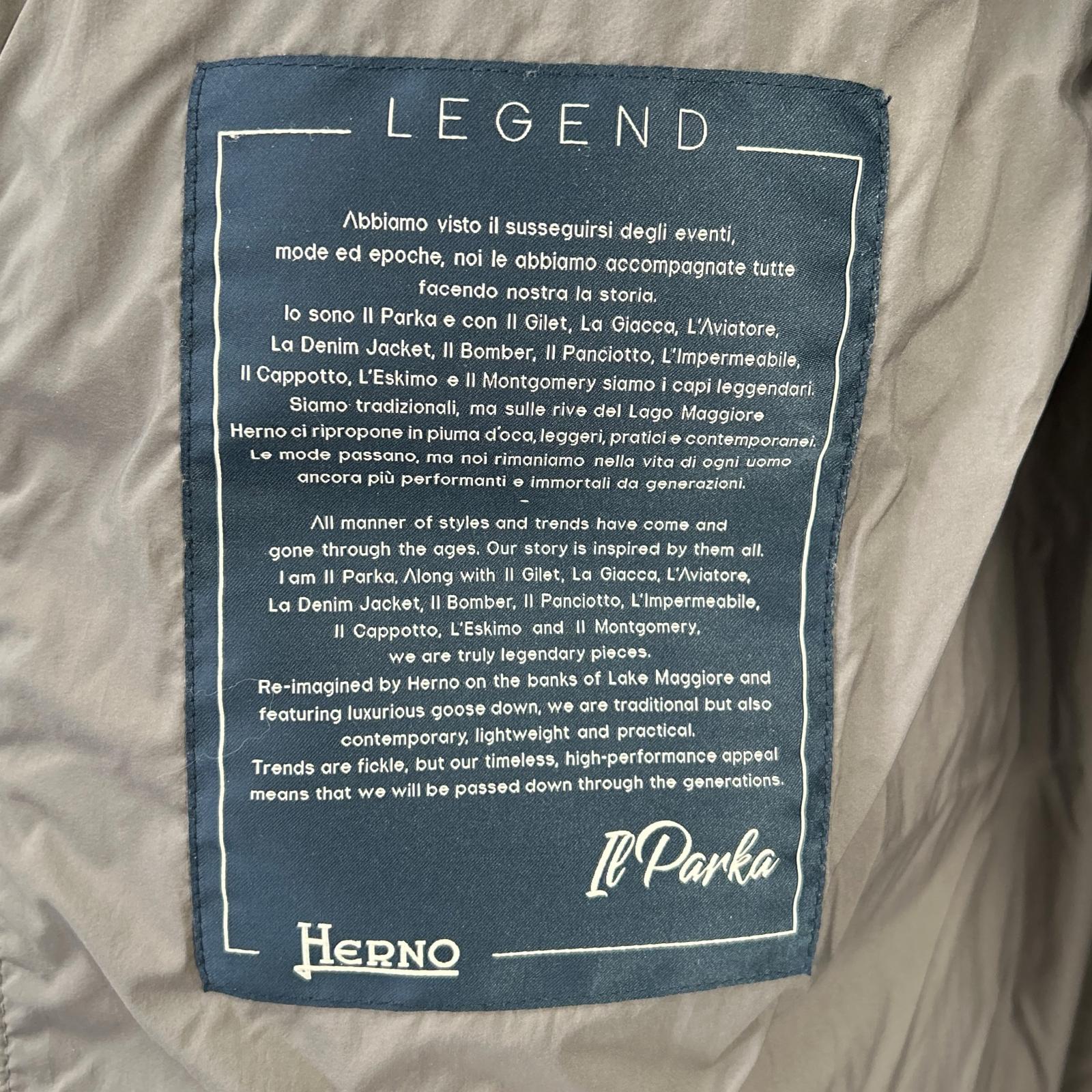 HERNO ヘルノ PI003ULE-19288 ブラウン LEGEND IL PARKA ダウンコート コート