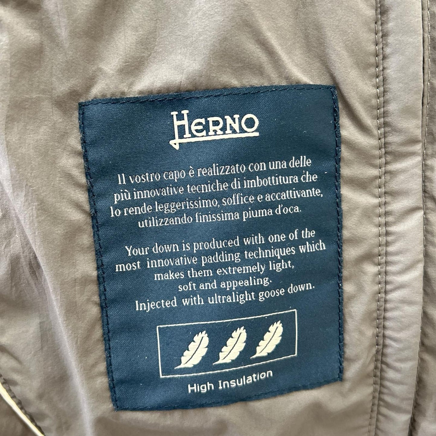 HERNO ヘルノ PI003ULE-19288 ブラウン LEGEND IL PARKA ダウンコート コート