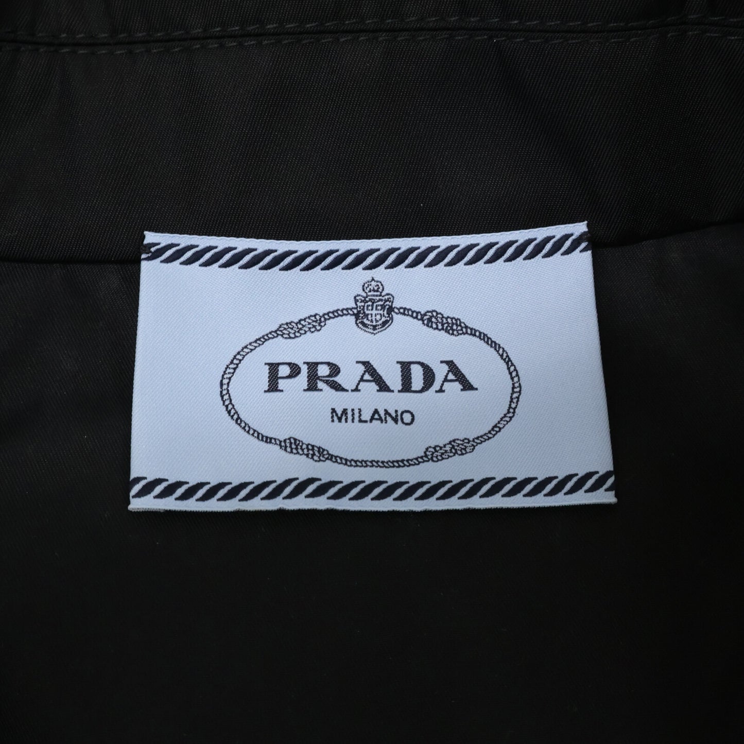 PRADA プラダ 国内正規 25年製 23X731 トライアングルロゴ Re-Nylon 半袖フレアミニドレス ワンピース