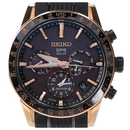 SEIKO セイコー SBXC006 ゴールド×ブラック アストロン GPSソーラーウォッチ 腕時計