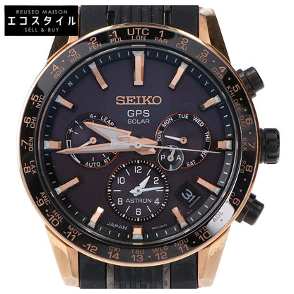 SEIKO セイコー SBXC006 ゴールド×ブラック アストロン GPSソーラーウォッチ 腕時計