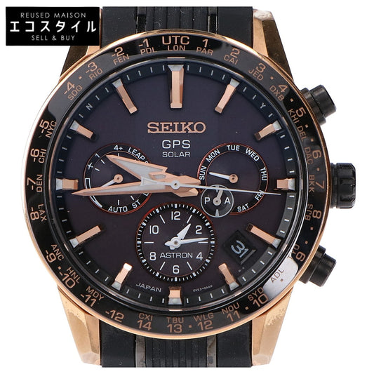 SEIKO セイコー SBXC006 ゴールド×ブラック アストロン GPSソーラーウォッチ 腕時計