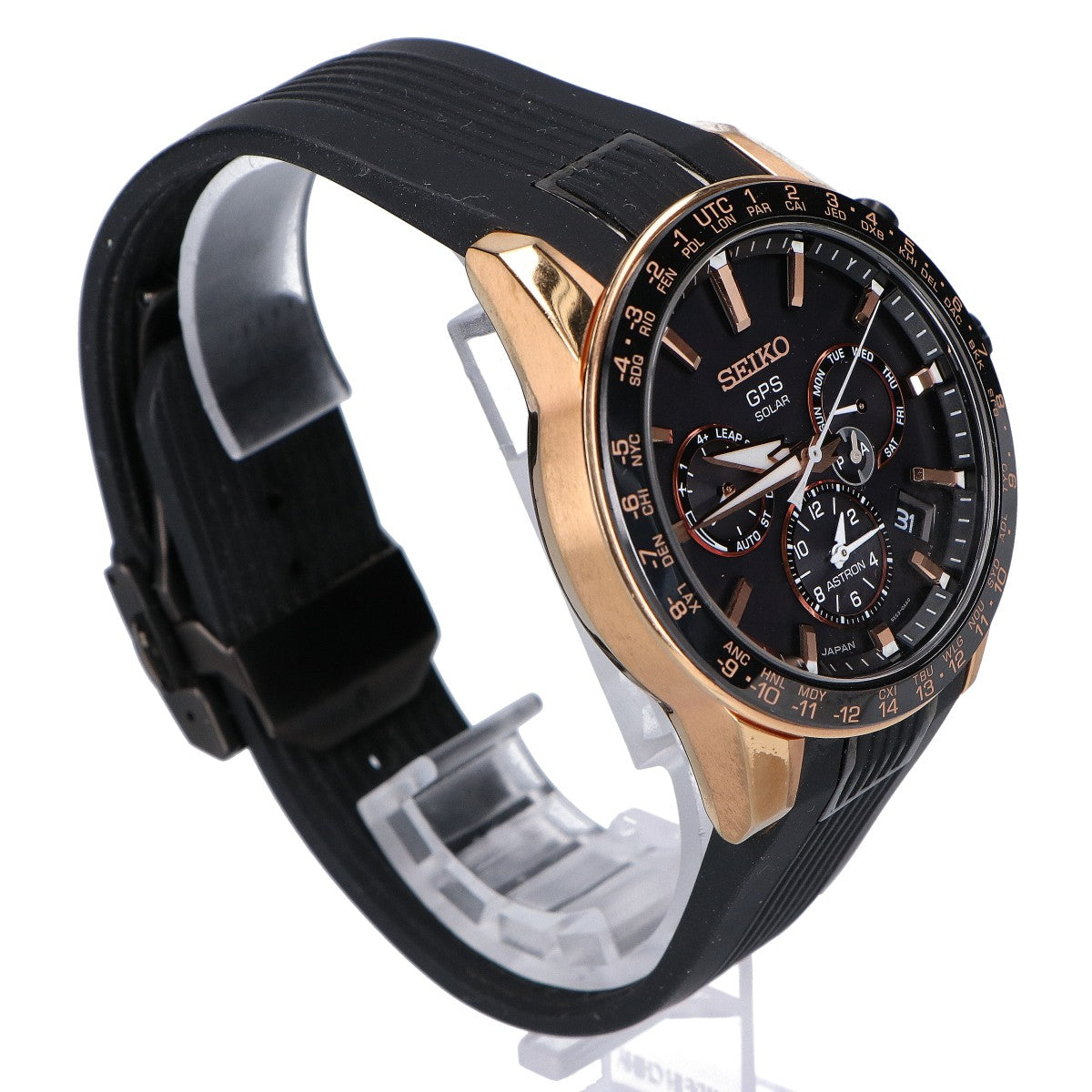SEIKO セイコー SBXC006 ゴールド×ブラック アストロン GPSソーラーウォッチ 腕時計