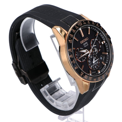 SEIKO セイコー SBXC006 ゴールド×ブラック アストロン GPSソーラーウォッチ 腕時計