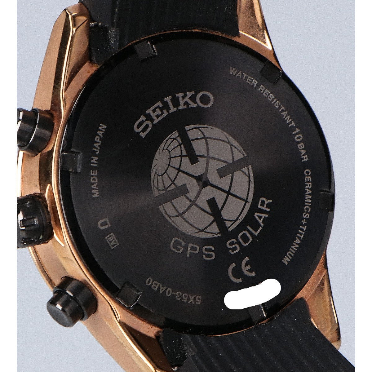SEIKO セイコー SBXC006 ゴールド×ブラック アストロン GPSソーラーウォッチ 腕時計