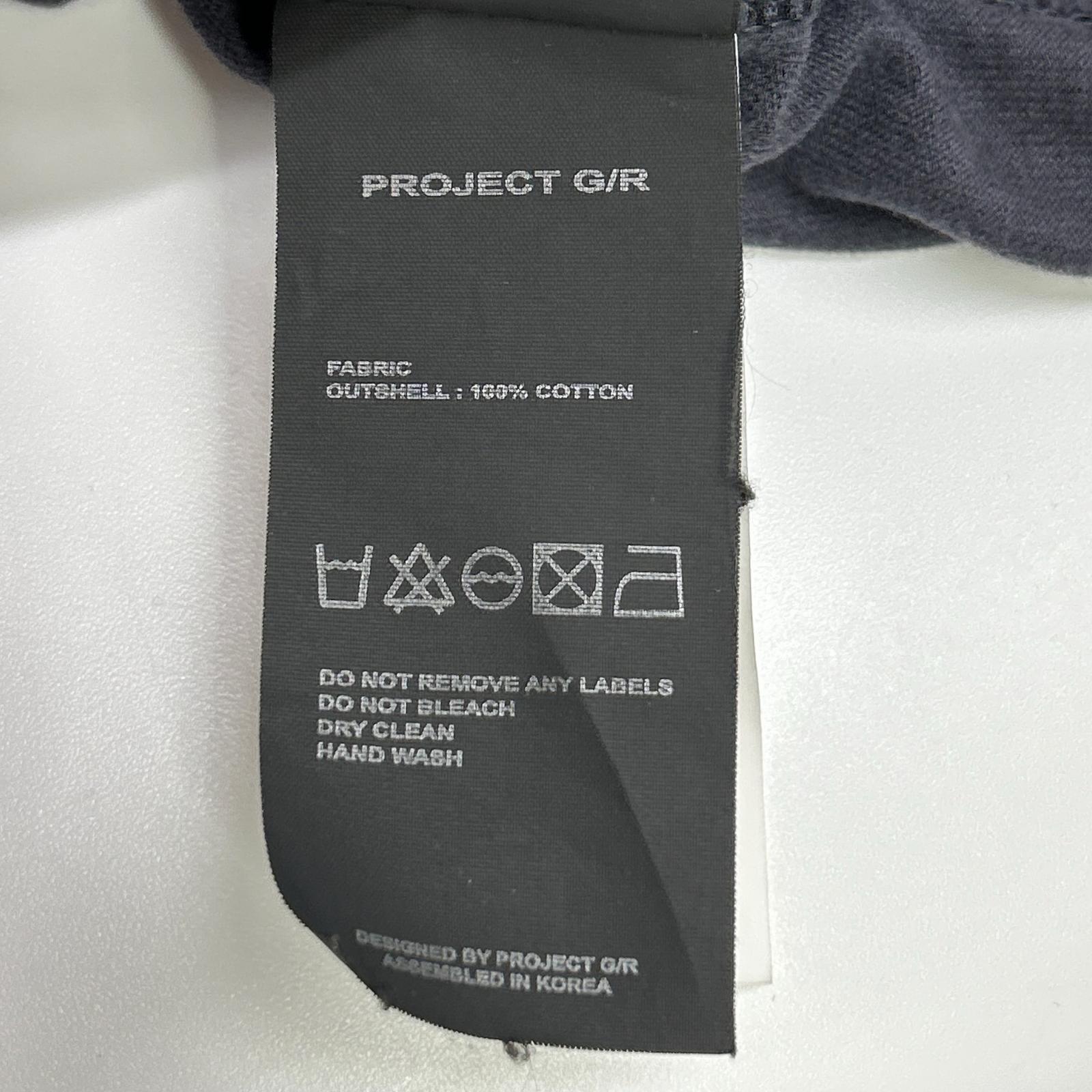PROJECT G/R プロジェクトジーアール フェードブラック 大阪限定 SIN WASHED T-SHIRT トップス