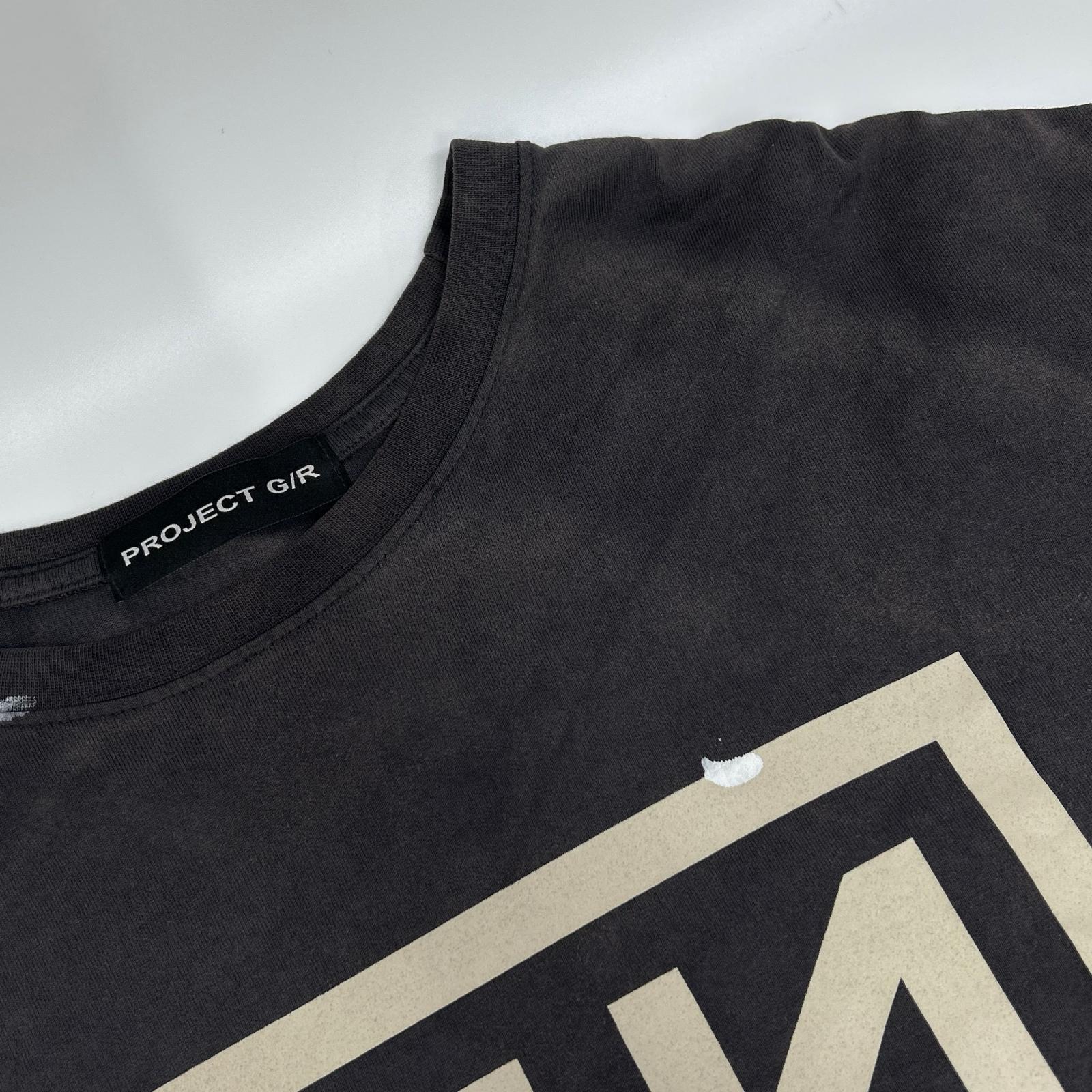 PROJECT G/R プロジェクトジーアール フェードブラック 大阪限定 SIN WASHED T-SHIRT トップス