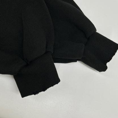 PROJECT G/R プロジェクトジーアール ブラック DOUBLE LAYERED HOODIE トップス