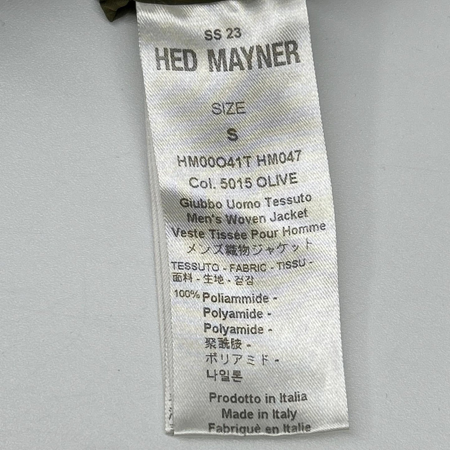 HED MAYNER ヘドメイナー HM00O41T HM047 カーキ Lightweight Bomber Jacket ジャケット