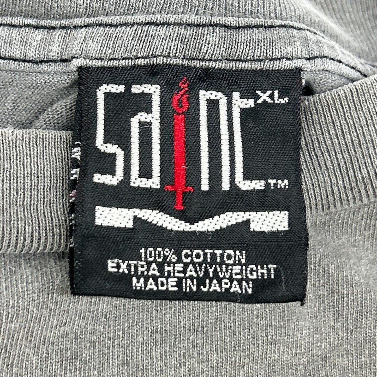 SAINT MICHAEL セントマイケル SM-A22-0000-075 グレー DAVID BOWIE 長袖Tシャツ トップス