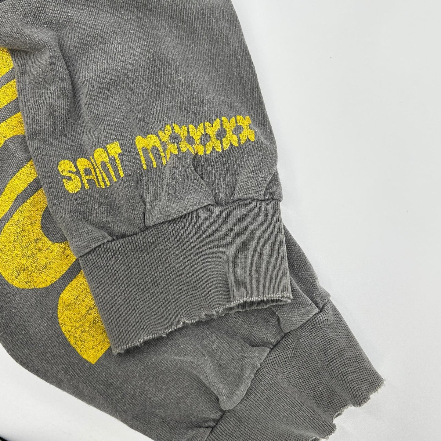 SAINT MICHAEL セントマイケル SM-A22-0000-075 グレー DAVID BOWIE 長袖Tシャツ トップス