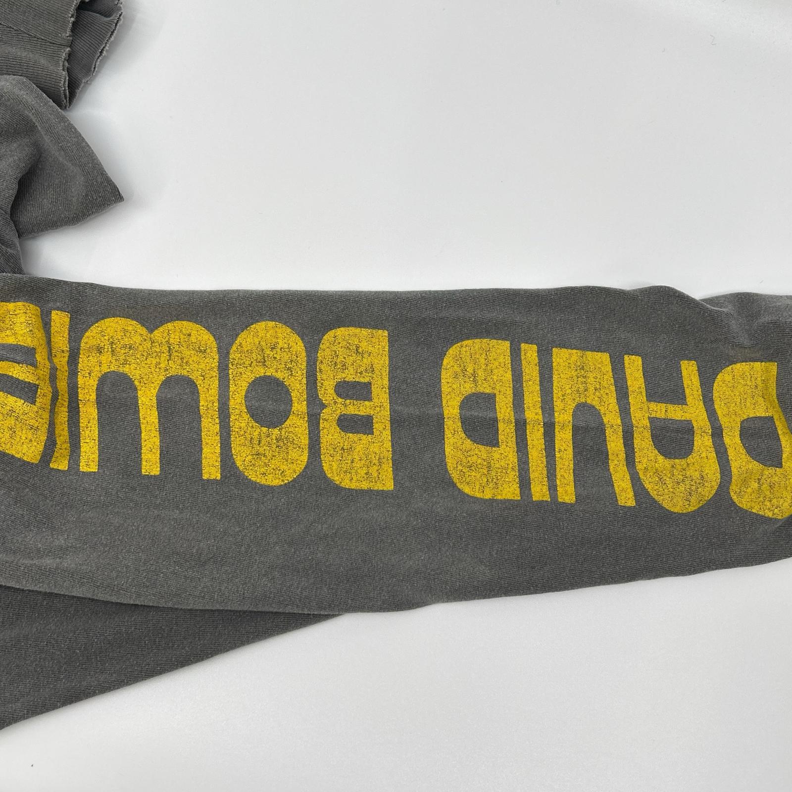 SAINT MICHAEL セントマイケル SM-A22-0000-075 グレー DAVID BOWIE 長袖Tシャツ トップス