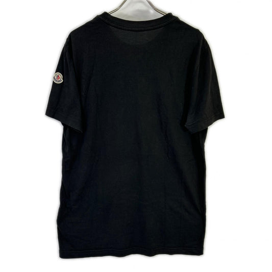 MONCLER モンクレール 23SS ブラック ロゴワッペン 半袖Tシャツ トップス