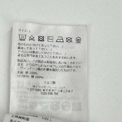 MONCLER モンクレール 23SS ブラック ロゴワッペン 半袖Tシャツ トップス