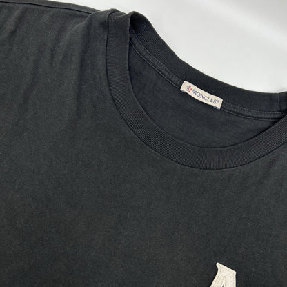 MONCLER モンクレール 23SS ブラック ロゴワッペン 半袖Tシャツ トップス