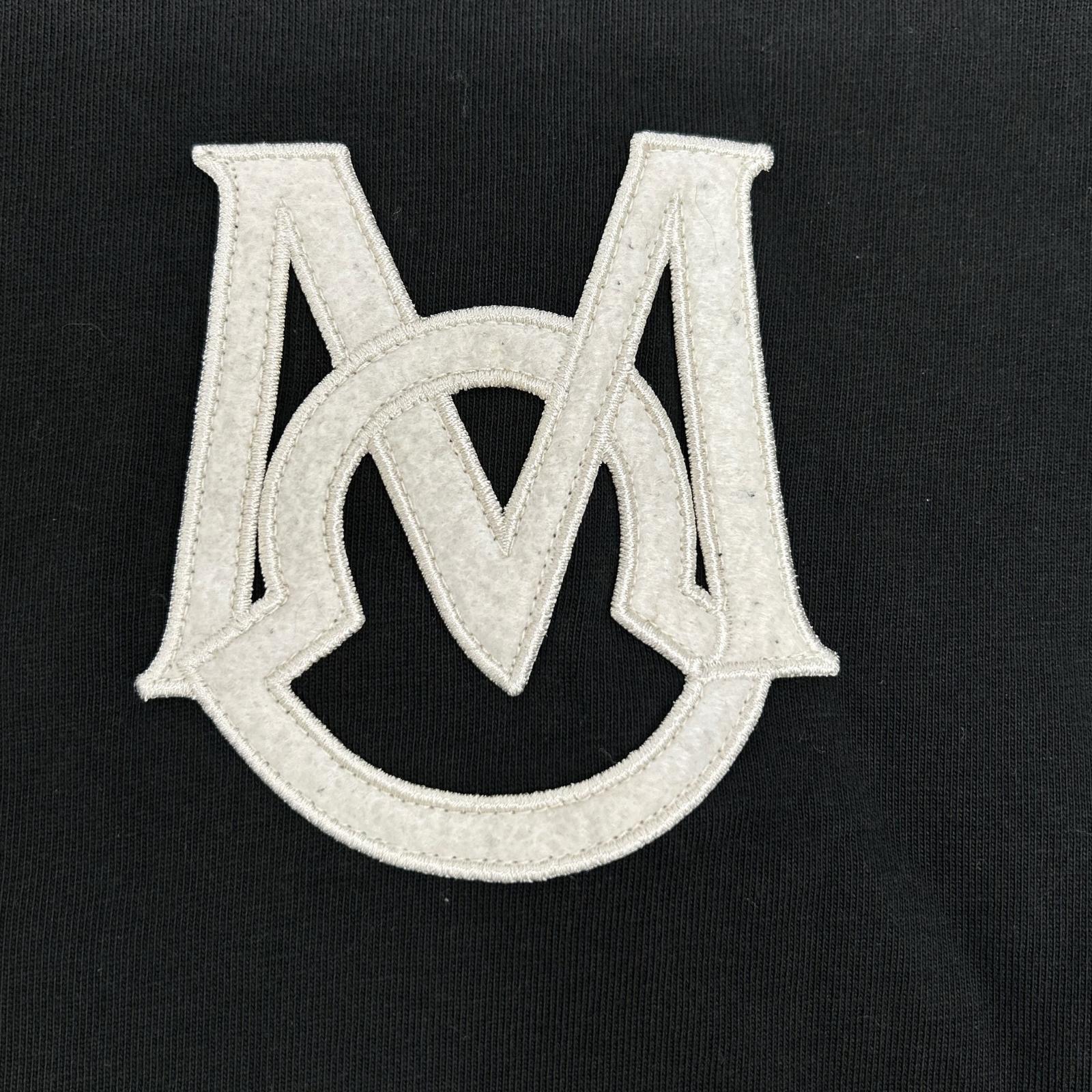 MONCLER モンクレール 23SS ブラック ロゴワッペン 半袖Tシャツ トップス