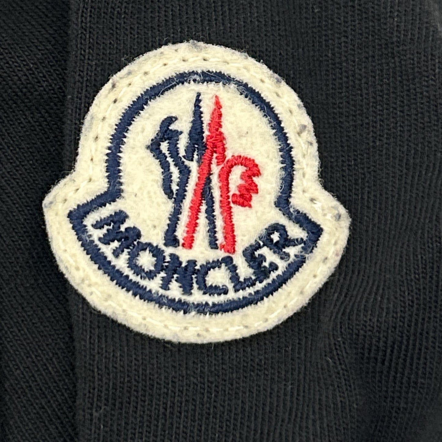 MONCLER モンクレール 23SS ブラック ロゴワッペン 半袖Tシャツ トップス
