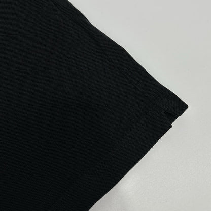 MONCLER モンクレール ブラック MAGLIA ロゴワッペン L/Sポロシャツ トップス