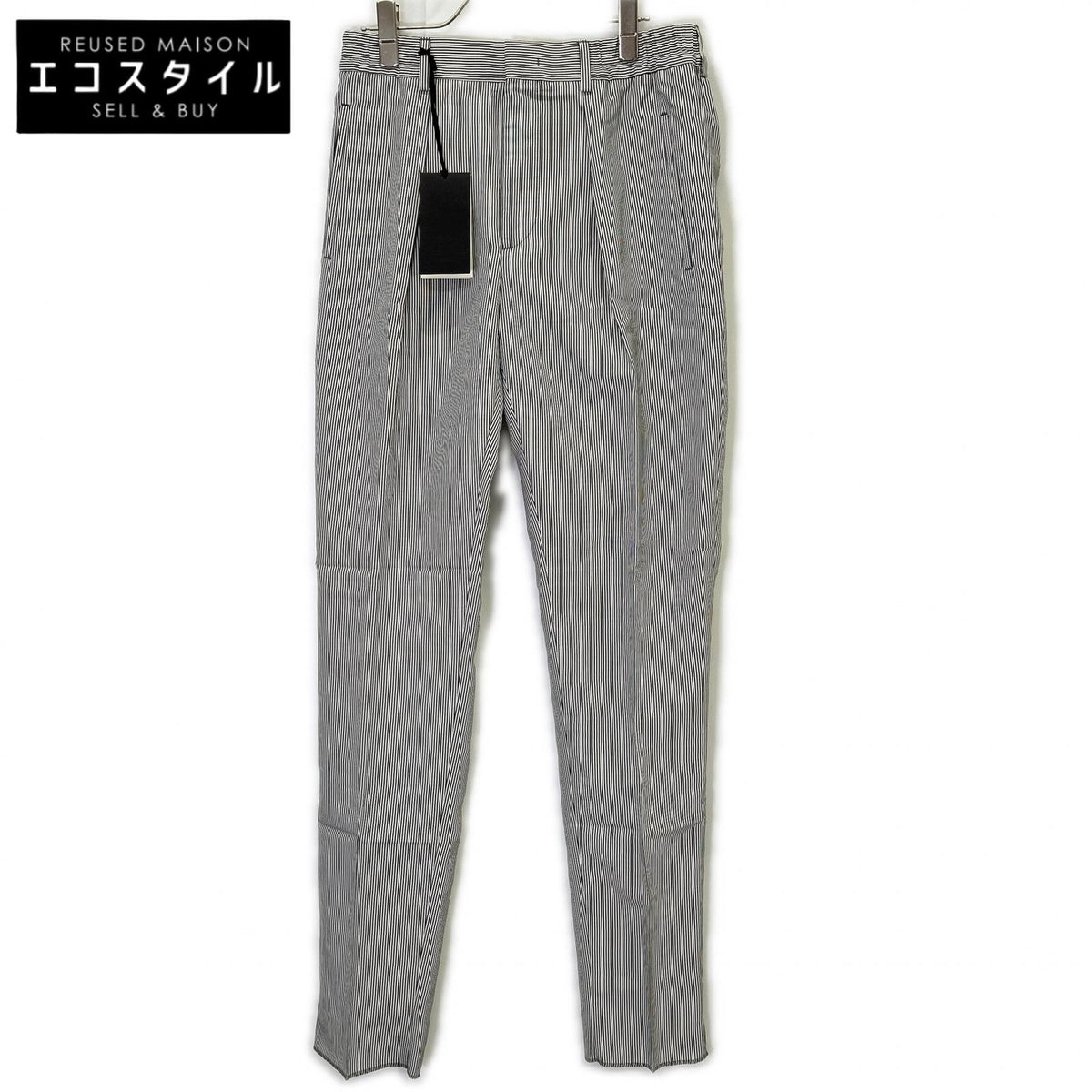 FENDI Fendi FB0767 ARX1 blue×white striped trousers pants bottoms