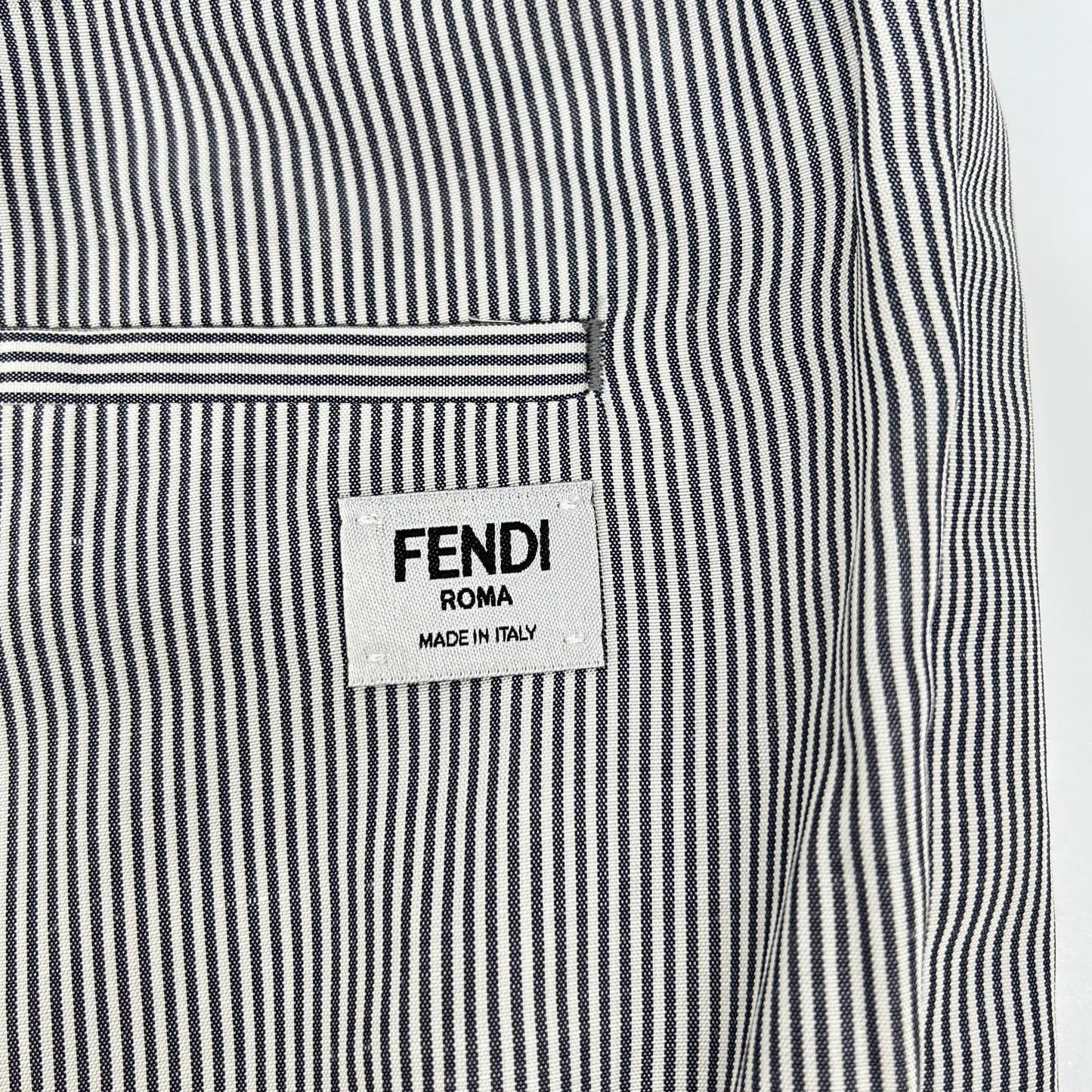 FENDI Fendi FB0767 ARX1 blue×white striped trousers pants bottoms