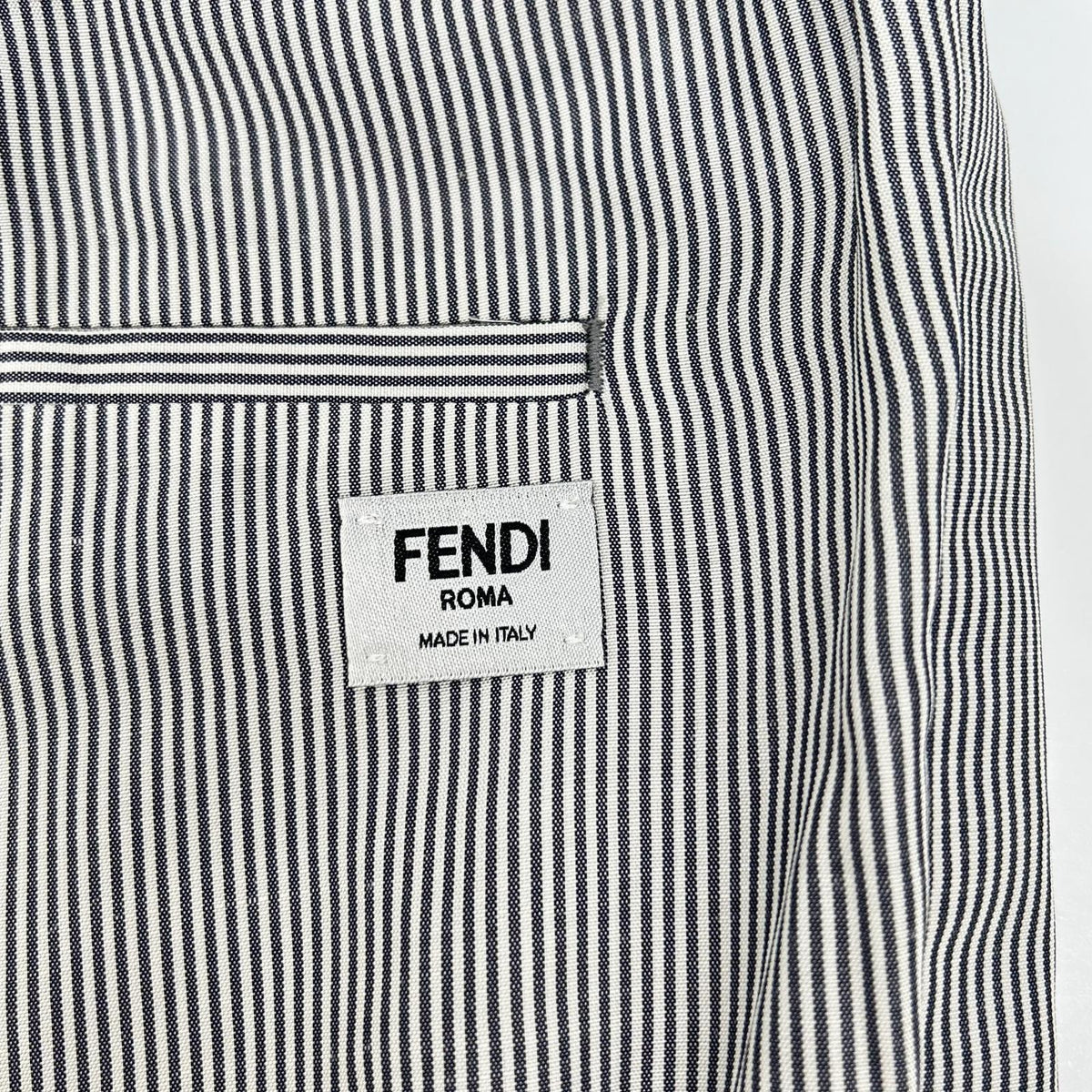 FENDI Fendi FB0767 ARX1 blue×white striped trousers pants bottoms