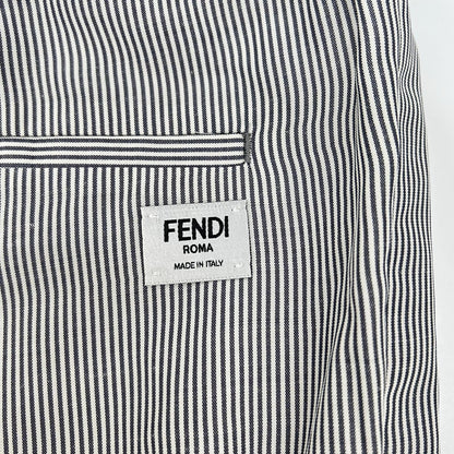 FENDI Fendi FB0767 ARX1 blue×white striped trousers pants bottoms