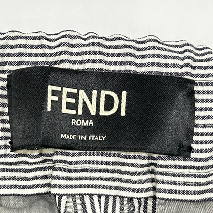 FENDI Fendi FB0767 ARX1 blue×white striped trousers pants bottoms