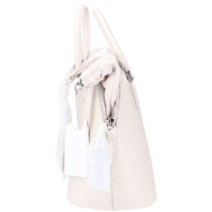 Maison margiela メゾンマルジェラ S56WG0082 ホワイト×ベージュ 5ACミニ 2WAYハンドバッグ ショルダーバッグ