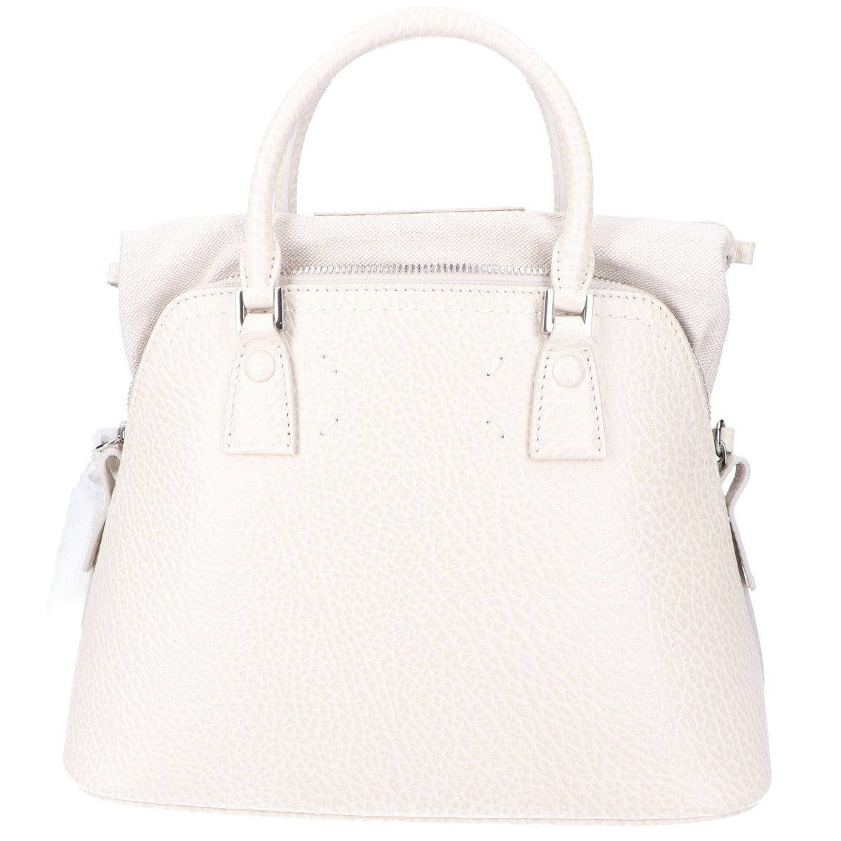 Maison margiela メゾンマルジェラ S56WG0082 ホワイト×ベージュ 5ACミニ 2WAYハンドバッグ ショルダーバッグ